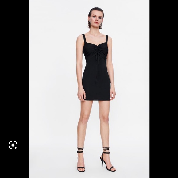 Medium Zara Black Bodycon Dress - Picture 3 of 8
